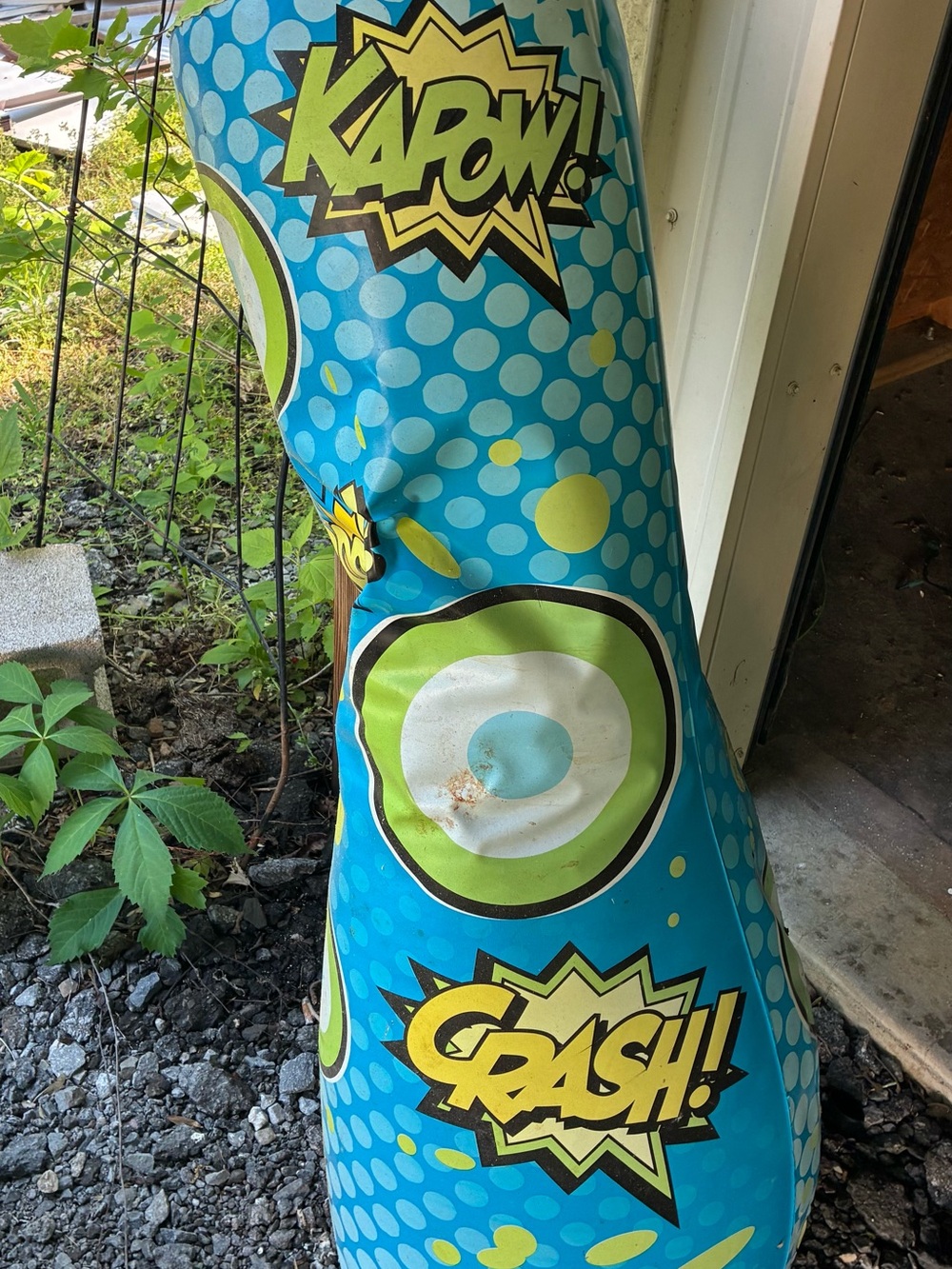 Kids Blue 'Kapow! Crash!' Punching Bag